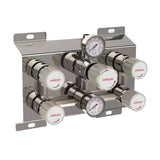 Stainless steel double-sided manual pressure control panel