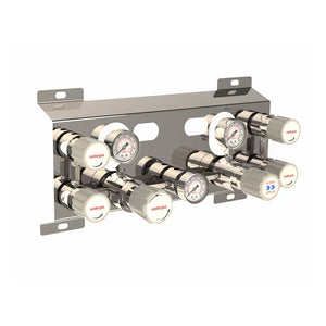 Stainless steel double-sided semi-automatic pressure control panel